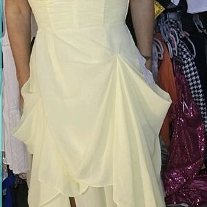 NWT Yellow For Love & Lemons dress June Maxi gown size XS Yellow formal dress